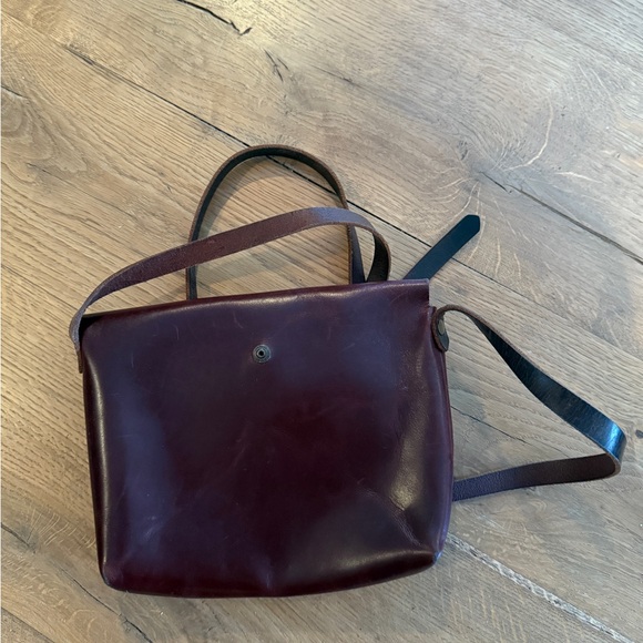 Leather Satchel - Wine - Picture 3 of 6